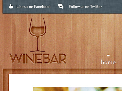 Winebar logo texture theme