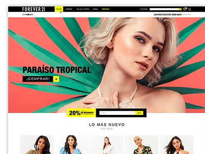 Forever21 Home Page