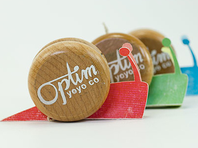 Optim Yoyos hand drawn packaging snail yoyo