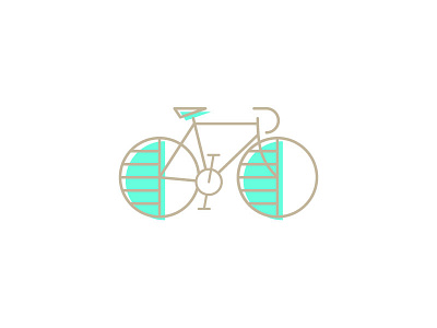 Line Bike bianchi bike illustration road bike vector