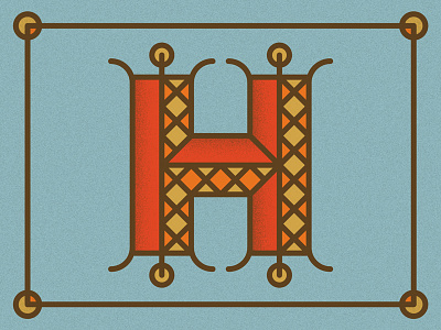 H alphabet letter type