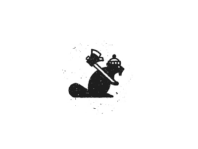 Lumberjack Beaver animal beaver icon illustration lumberjack mark nature stamp