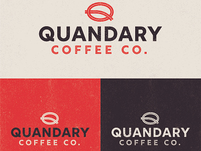 Quandary Coffee Co. branddesign branding coffeelogo customlogo design icon illustration logo logodesign logodesigner typography