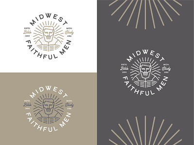 Midwest Faithful Men Bible Study appareldesign bible design branddesign branding customlogo design illustration logo logodesign logodesigner typography vintagedesign