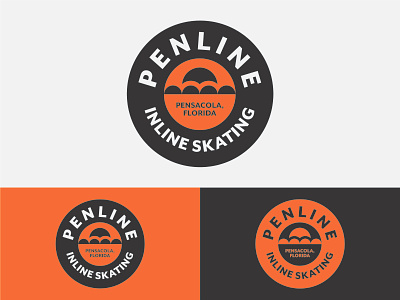 Penline Identity appareldesign art branddesign branding creative customlogo design illustration inline skating logo logodesign logodesigner outdoordesign skate board skate deck skating typography vector