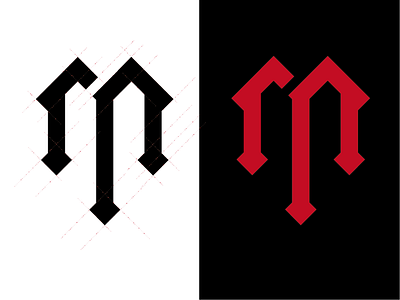 Mp Logo 02 app branding design logo typography ui