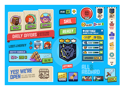 Merge Stories - UI branding cool game gaming illustration typography ui ux