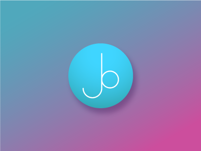 Jen Blunt Personal Logo branding bright colorful design logo logo design