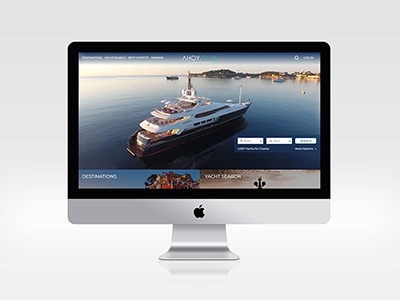 Ahoy Club Home Page home page search bar ui ui design ux ux design web design