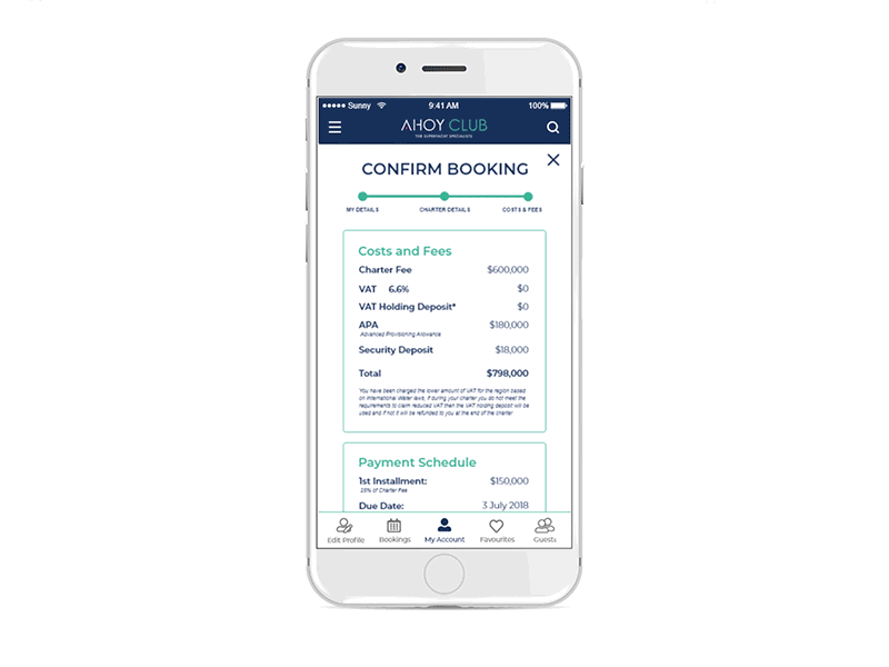 Booking Process app branding logo mobile design ui ux