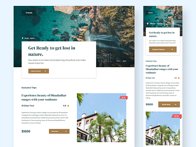 Travel - Responsive Website Design