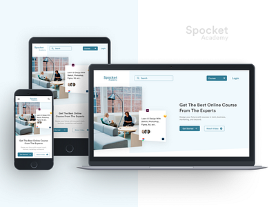 Spocket Academy Online Course Website Exploration