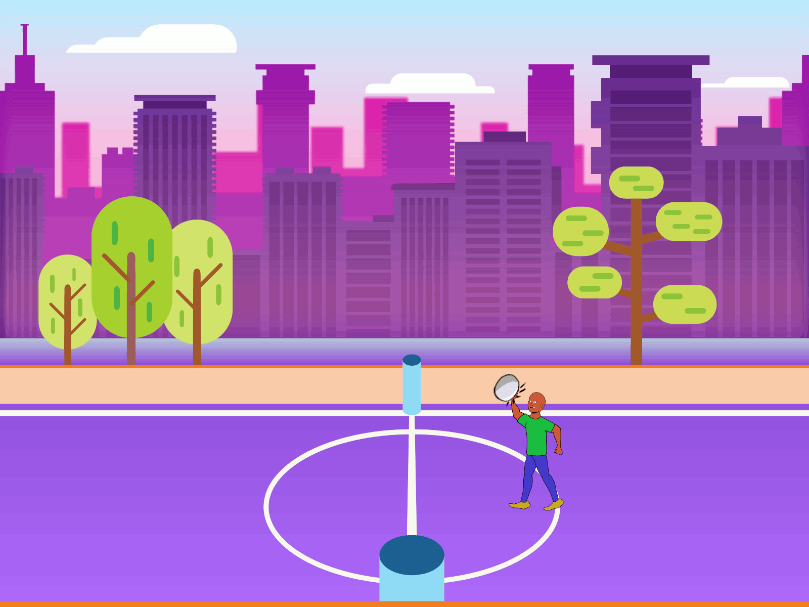 Winner loses | VolleyBall 2d animation animation background design character design digitalart gif illustration vectorart