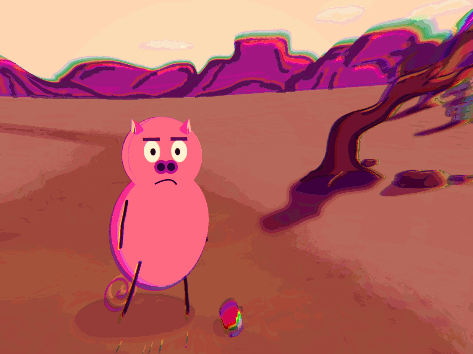 Piggy No Verse | Premiere Episode animated series animation announcement background design cartoon character design desert environment design extraterrestrial nuxttux originalcharater piggy piggy verse series