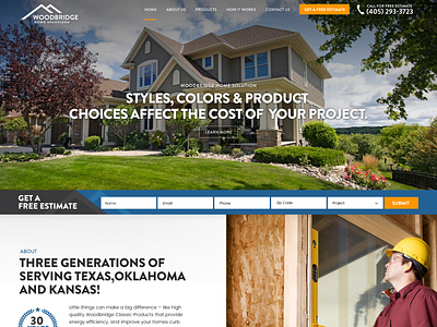 Roofing Repair Website Design