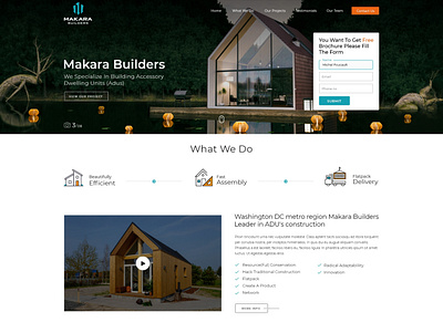 Real Estate design typography ui website design