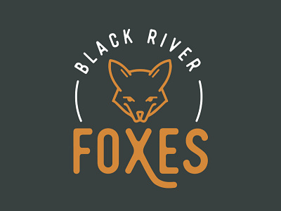 Black River Foxes logo logo