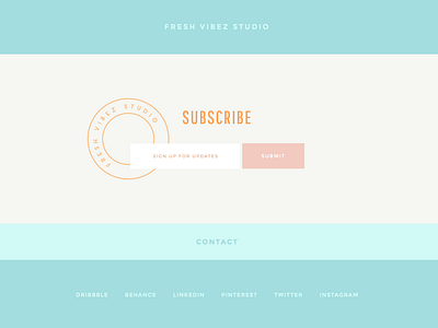 Fresh Vibez Studio website