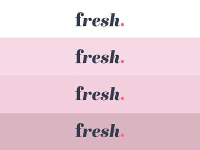 type + color exploration 2 branding colors design fresh lettering logo pink type typography