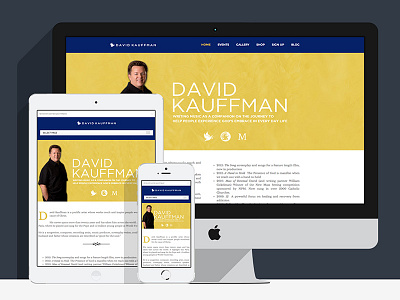 David Kauffman responsive web