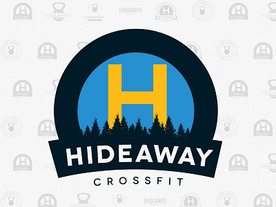 Hideaway Crossfit branding illustrator photoshop