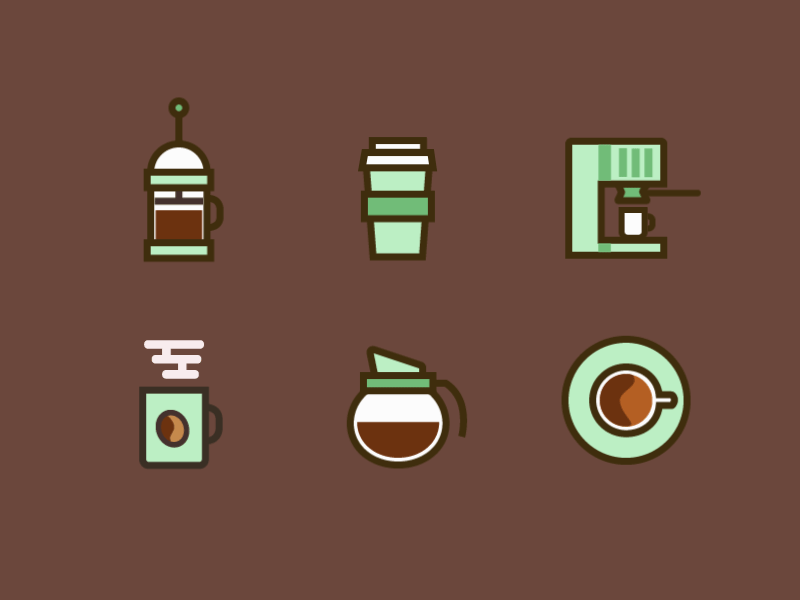 Coffee Lover by Hanna Jung on Dribbble