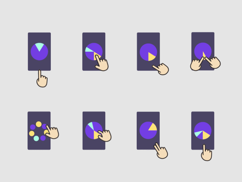 Smart Scheduler_freebie ae aftereffect awesome circle flat gesture gif handgesture scheduler simple smart