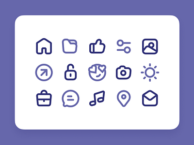 Pooomalo — Icon Set basic design icon iconset design simple line icon set line simple