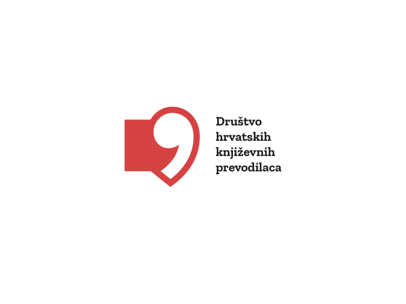 Croatian Literary Translators' Association branding design logo vector