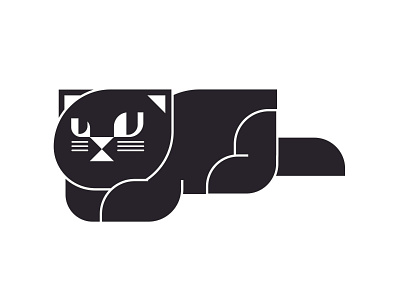 A cat. cat illustrator minimalistic