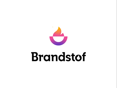 Brandstof Logo Animation animated animation brandstof colorful fire fireart icon logo logo animation mograph motion motion design motiongraphics typography