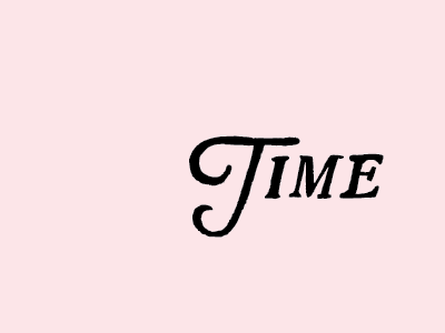 :00 typography