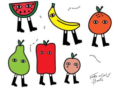 Fruits in GoGo Boots