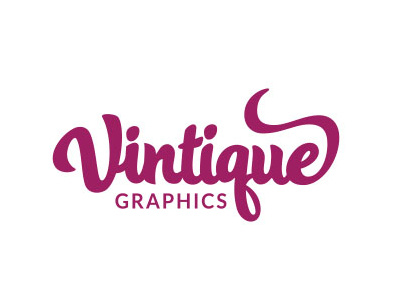 Vintique Graphics calligraphy hand lettering lettering logo typography vintage vintique