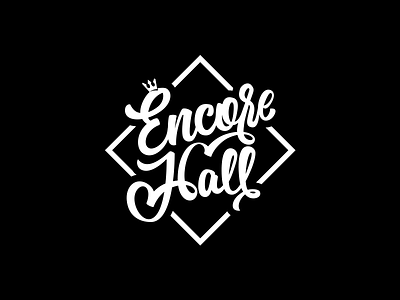 Encore Hall encore hall letter logo typography