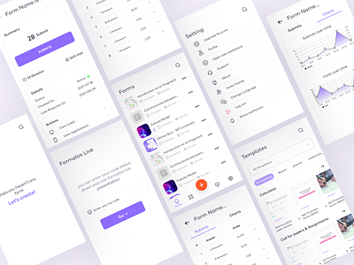 Formaloo Superapp user interface android app design product design ui user interface userinterface