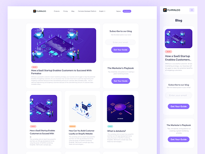 Formaloo Website Blog Page