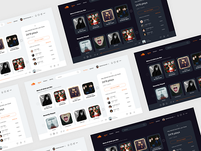 Soundcloud Website Redesign product design redesign soundcloud ui uidesign user experience user interface userinterface ux website ui