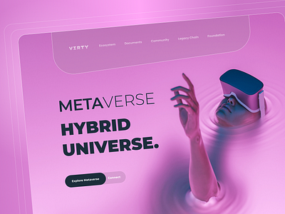 Metaverse Website Hero