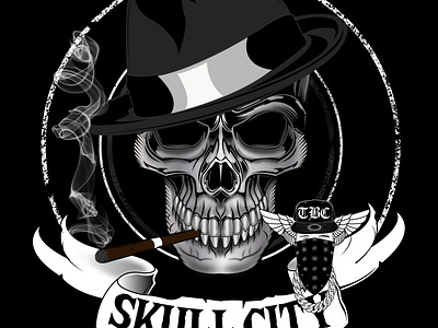 Skull logo design