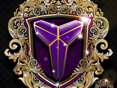 KOBE Crest kobe bryant lakers logo