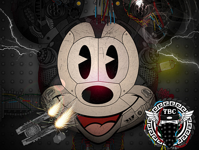 Mickeybot illustration mickey mouse