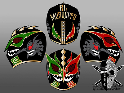 Luchador Mask for El Mosquito Mexico