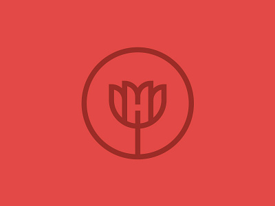 Hymp flower icon logo