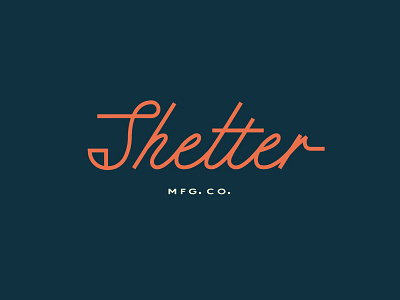 Shetter Mfg. Co. logo pipe type