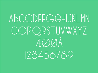 Wired by Design art deco font font system wxd