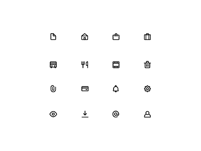 Roger Icons icon system iconography icons