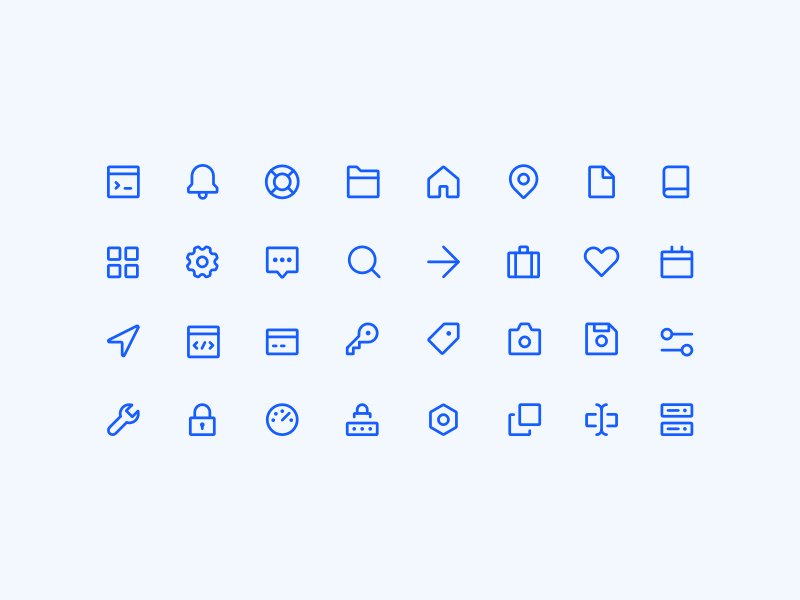 Data icons