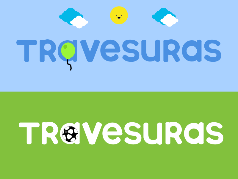 Travesuras font/logo font logo