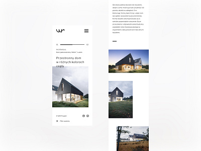 WR Projekt 02 architecture archviz archviz interior clean design minimalistic mobile ui ux web webdesign whitespace